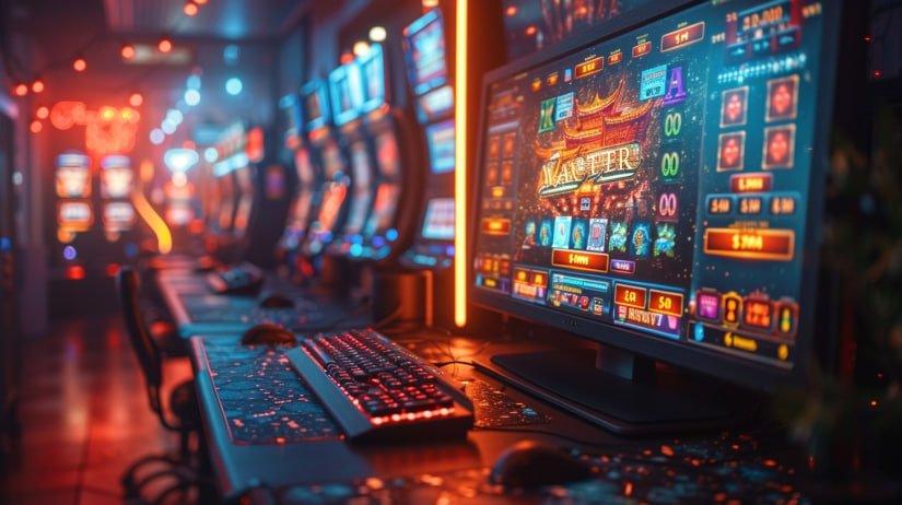 Màn hình slot online với biểu tượng trái cây và vòng quay đặc trưng tại i9bet150